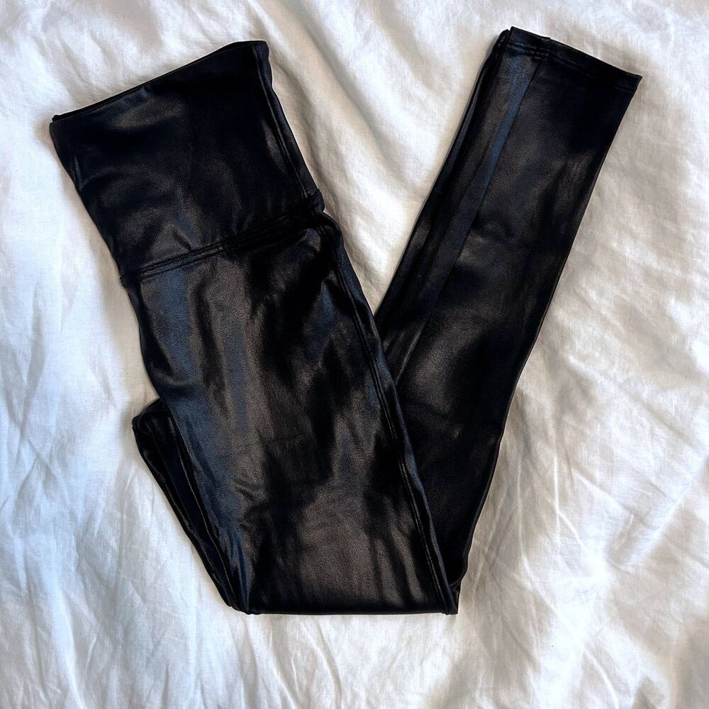 SPANX Faux Leather Leggings